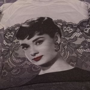 Beautiful Audrey Hepburn light weight sweatshirt